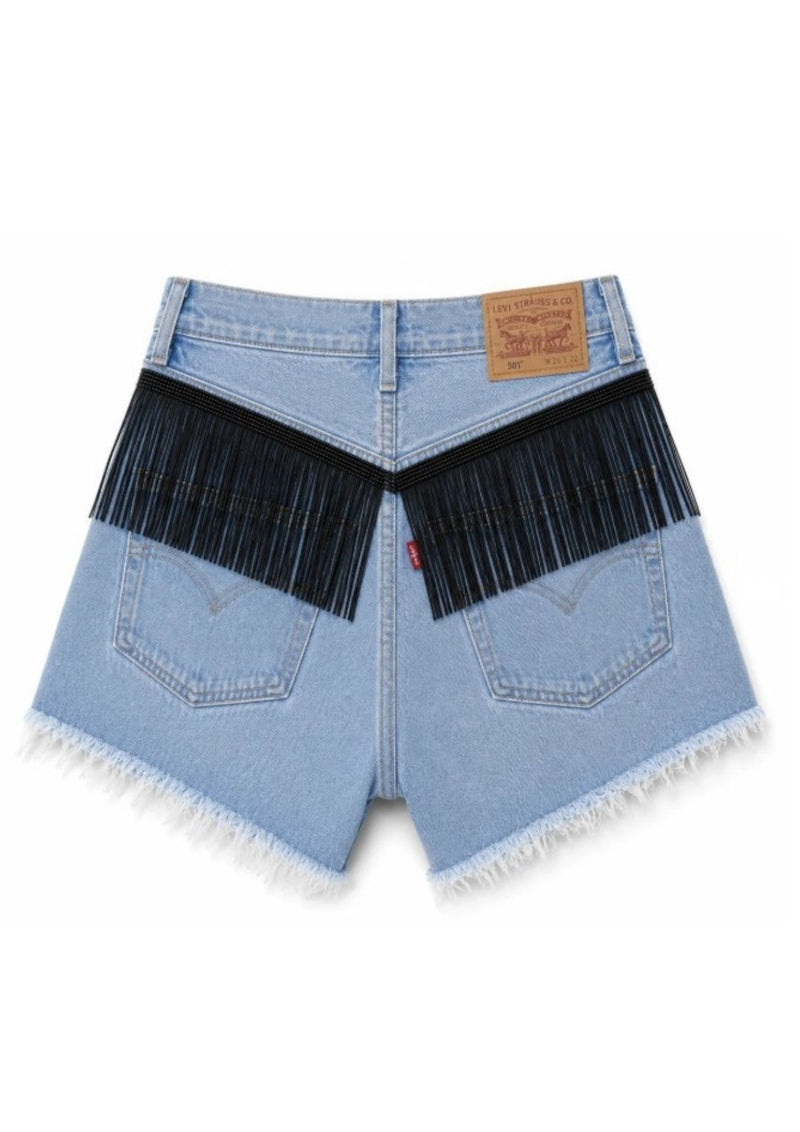 Jeans Shorts Levi’s Frange Nere