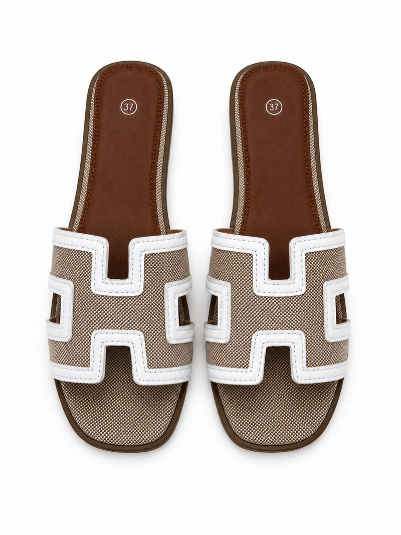 Sandalo Canvas White
